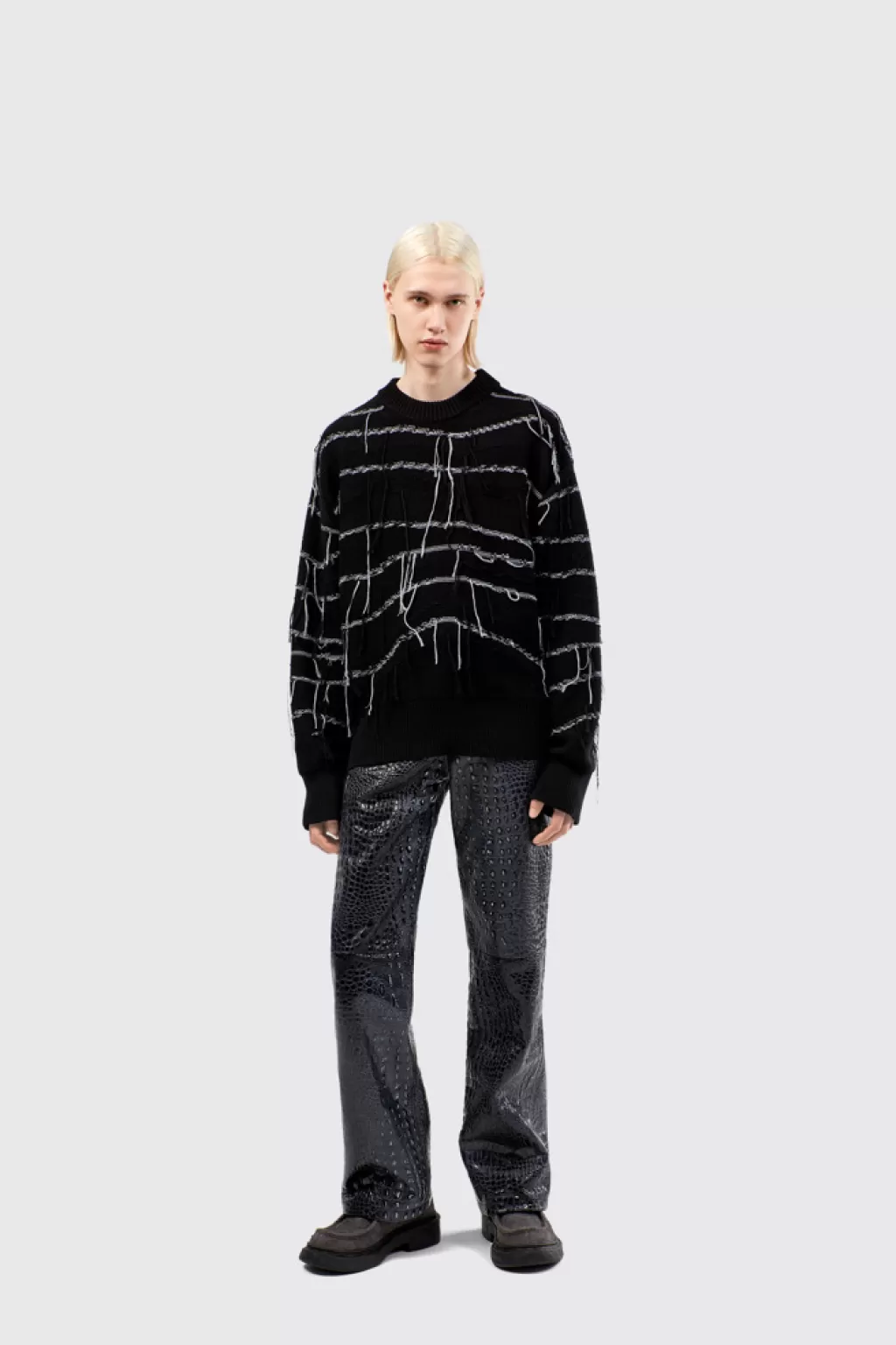 Heren Camper Knit>Melange Knit Sweater