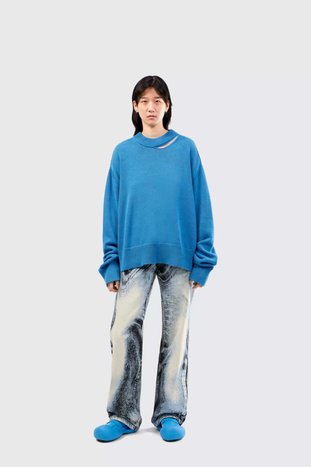 DAMES Camper Knit>Melange Knit Sweater