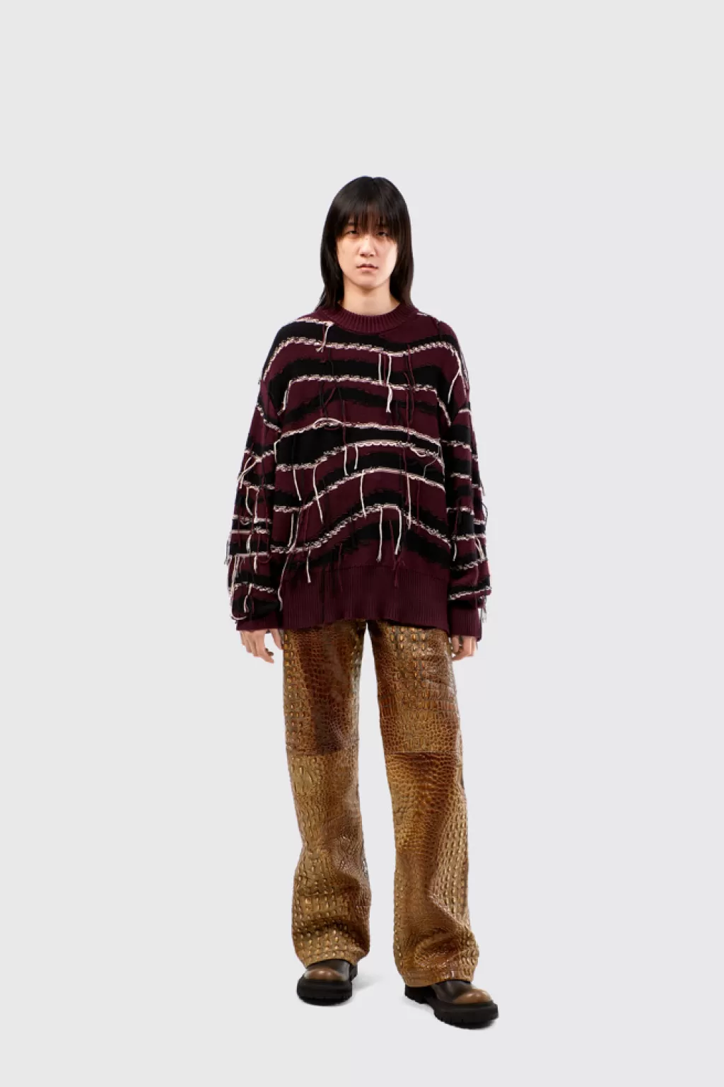 DAMES Camper Knit>Melange Knit Sweater