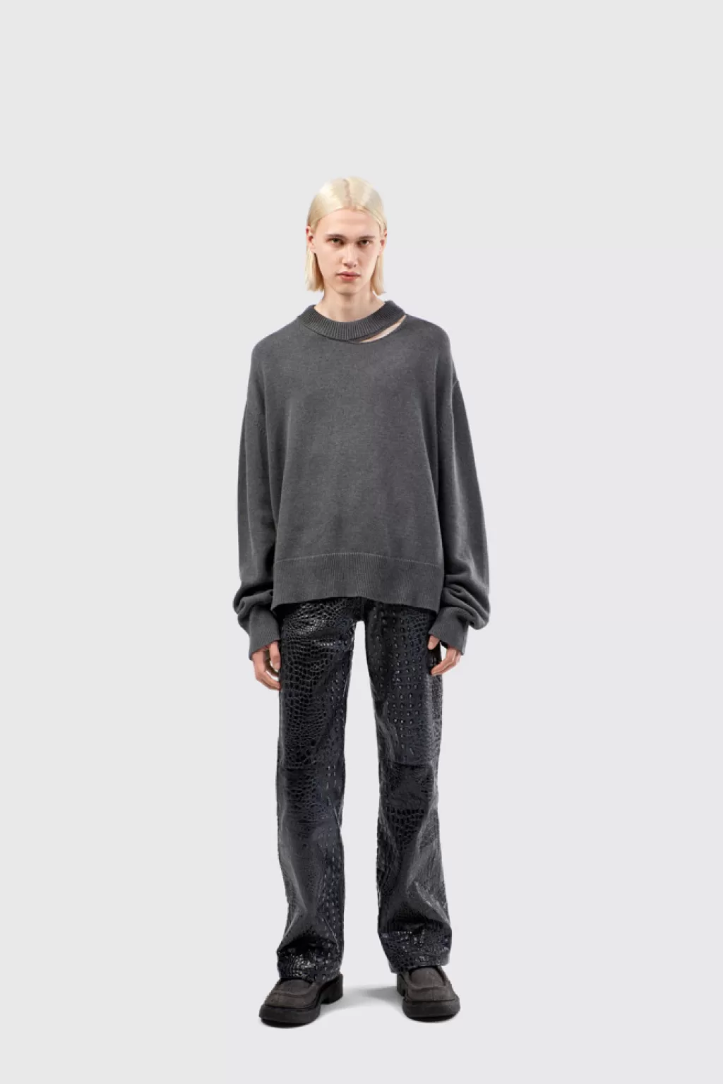 Heren Camper Knit>Melange Knit Sweater