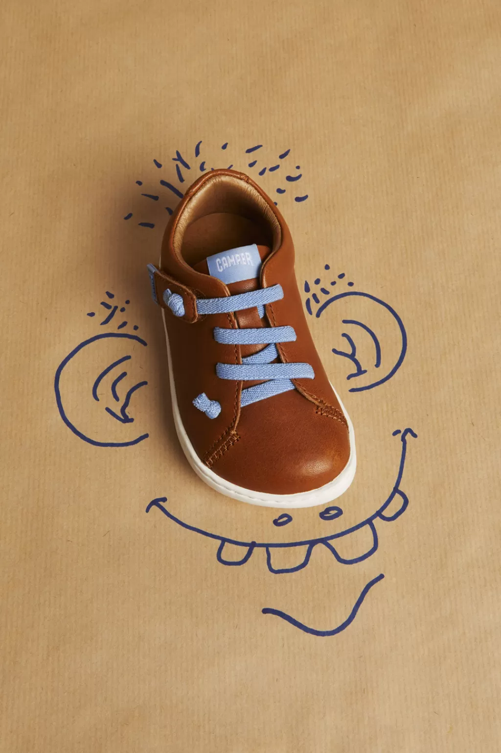 Kinderen Camper Sneakers | Klittenband>Peu